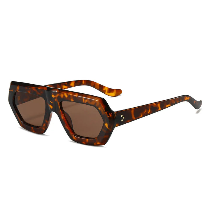 Elle | Velar Leopard Sunnies