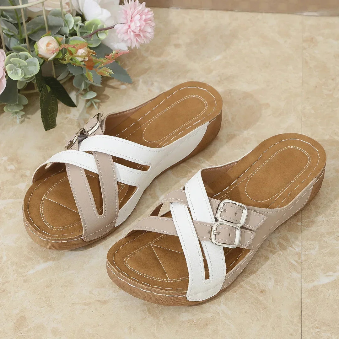 Lily | Buckle Wedges