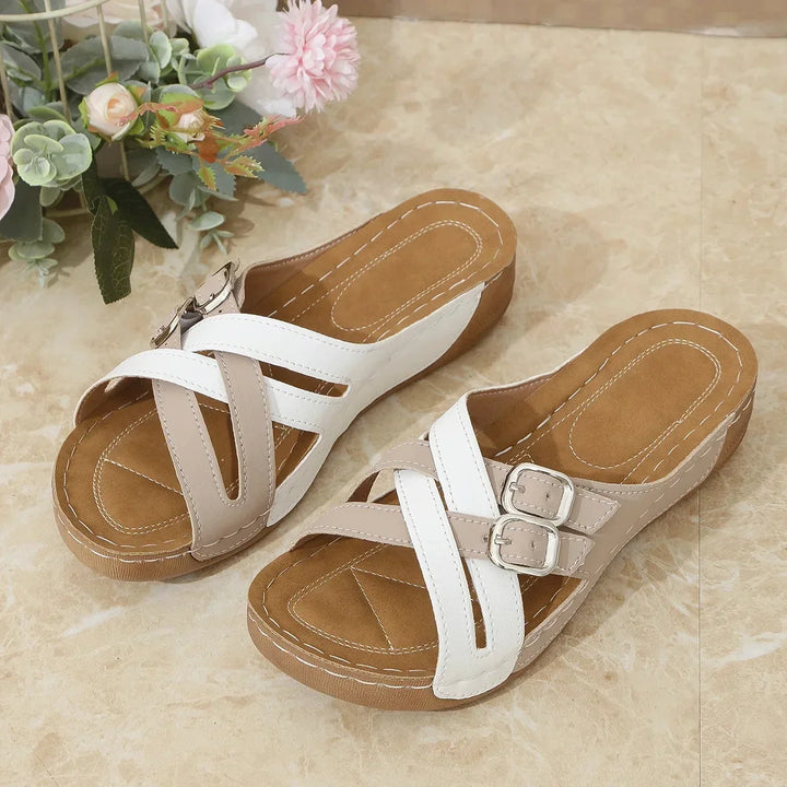 Lily | Buckle Wedges