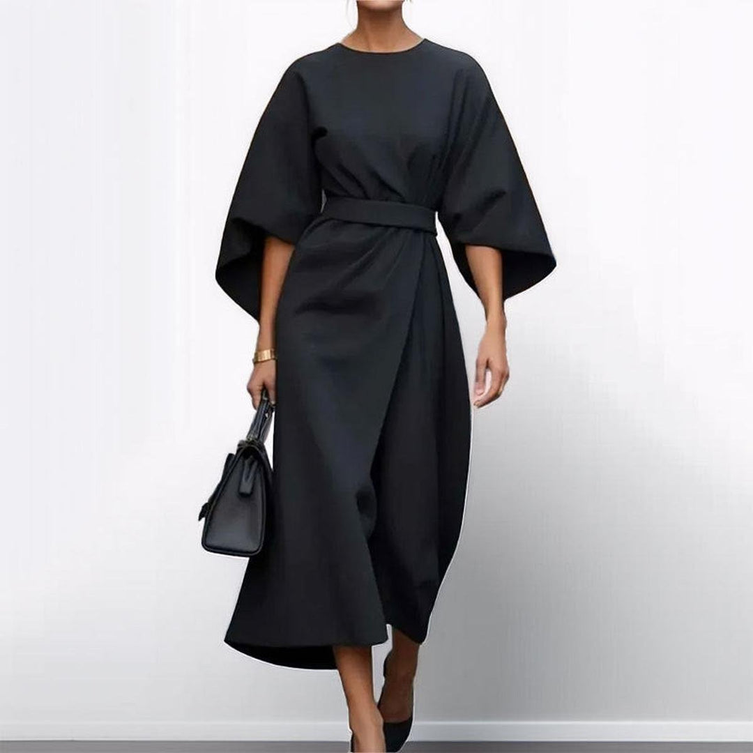KATARZYNA | MAXI DRESS WITH KIMONO SLEEVES