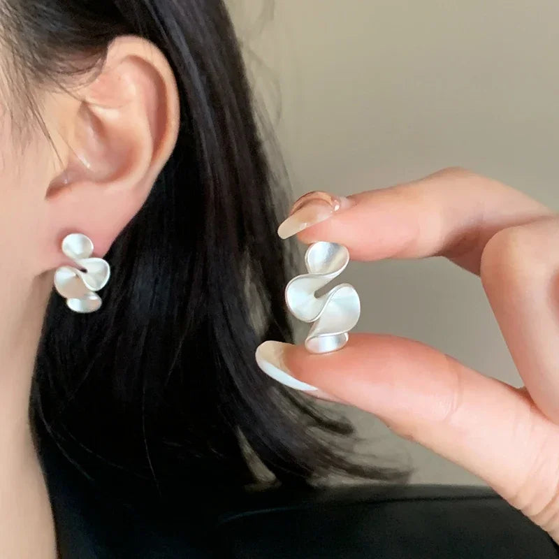 Wren | Earrings in Silver and 18K Gold