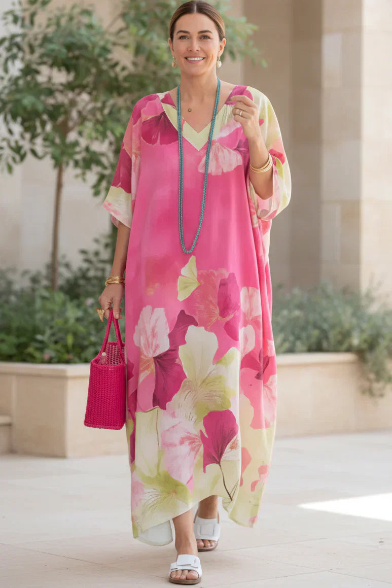 Isadora | Tropical Flow Dress