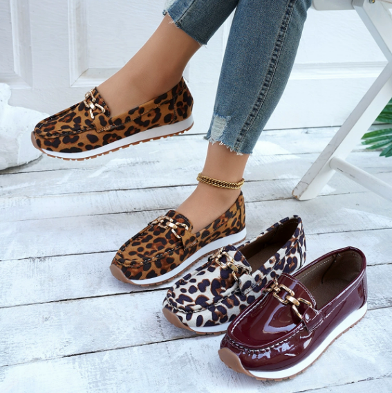 Everly | Leopard Print Slippers