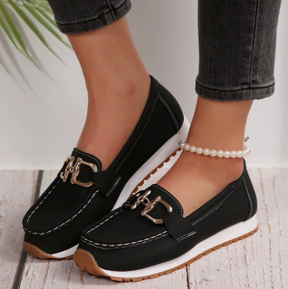 Estelle | Lace-Up Loafers