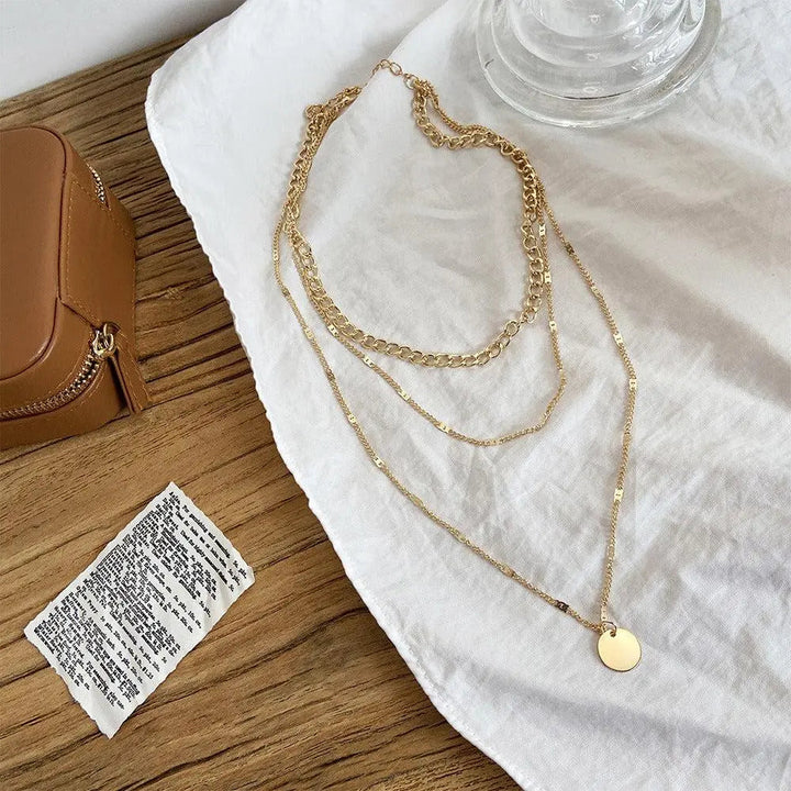 Autumn | Elegant Gold and Silver Plated Necklace