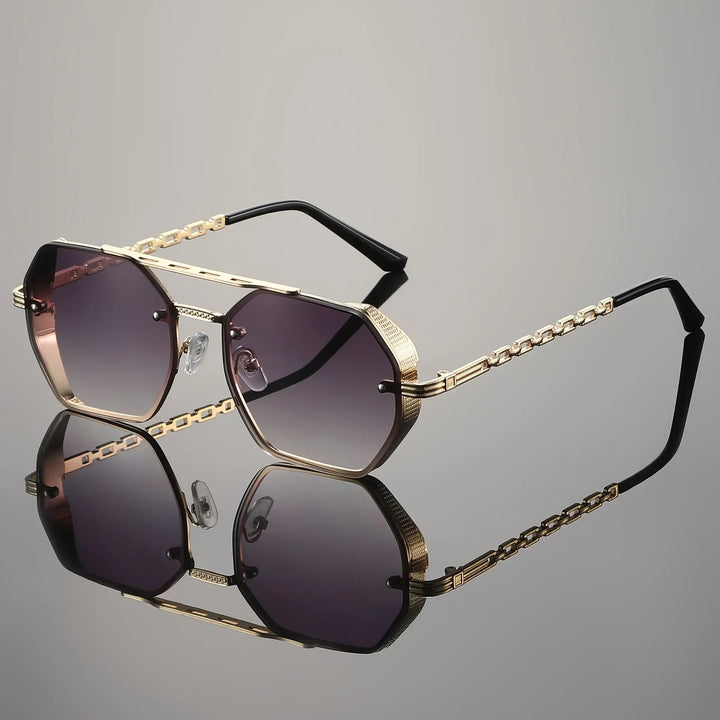 Hazelle | Auric Noir Sunglasses