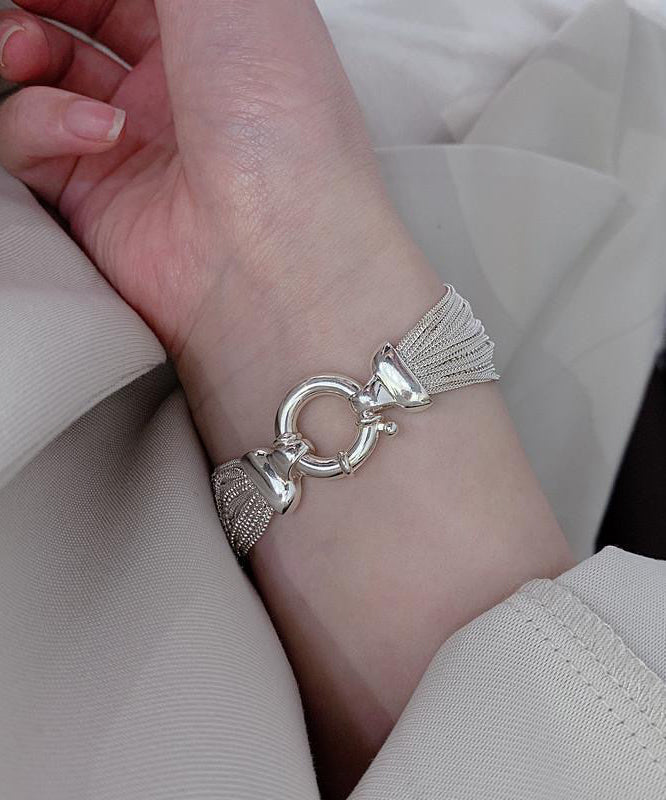 Silk 925 Silver Chain Bracelet