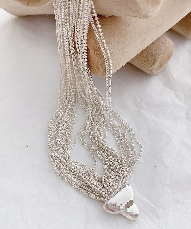 Silk 925 Silver Chain Bracelet