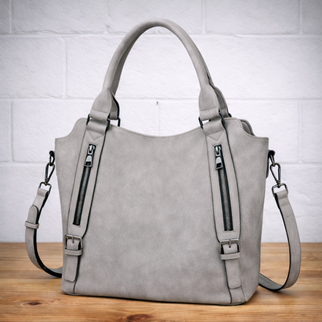 Adana | Structured Leather Shoulder Bag — Jarah Melbourne