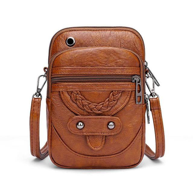 Romy | Vintage Leather Crossbody — Jarah Melbourne