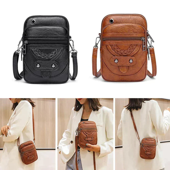 Romy | Vintage Leather Crossbody — Jarah Melbourne