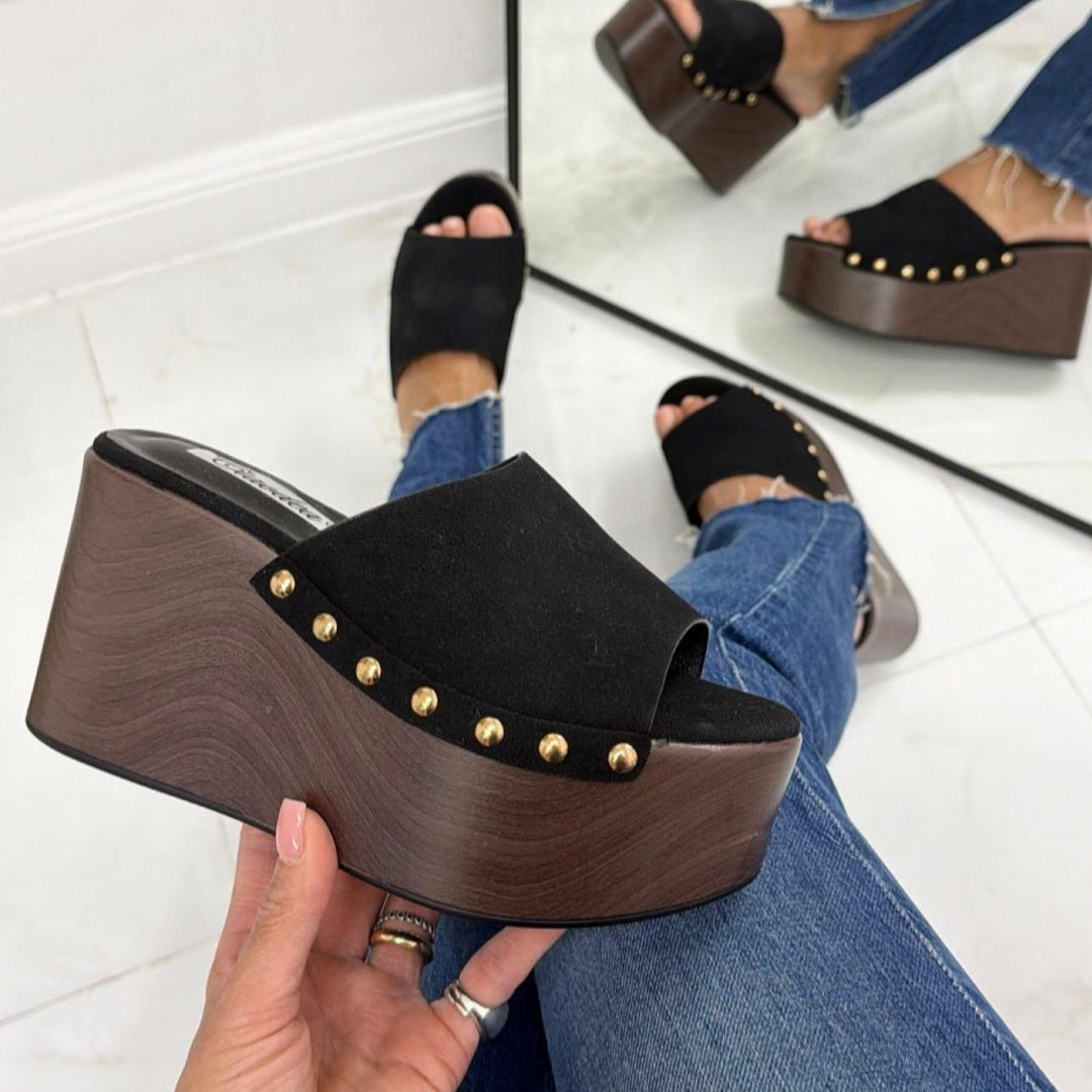 Tanit | Peep Toe Wedge Sandal