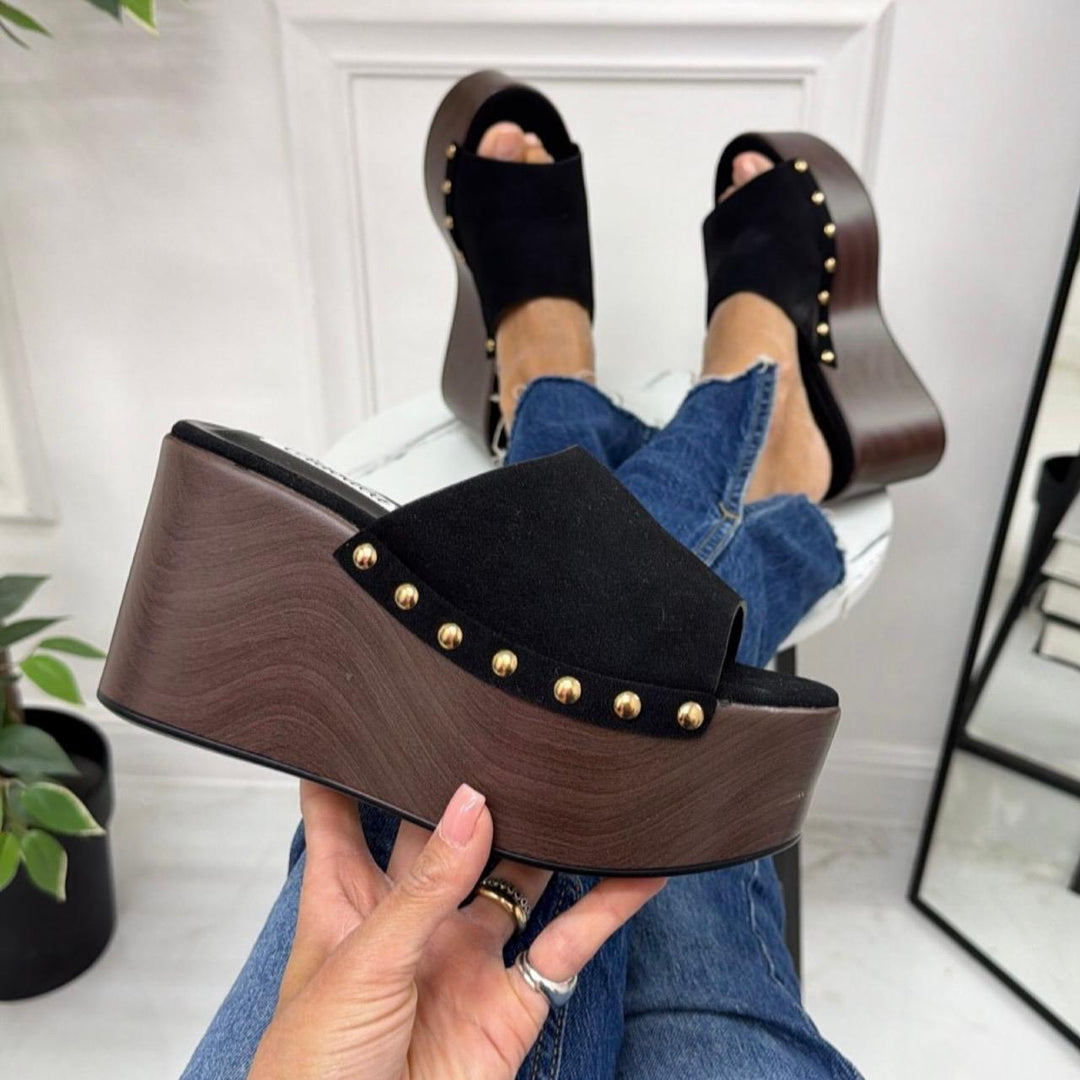 Tanit | Peep Toe Wedge Sandal