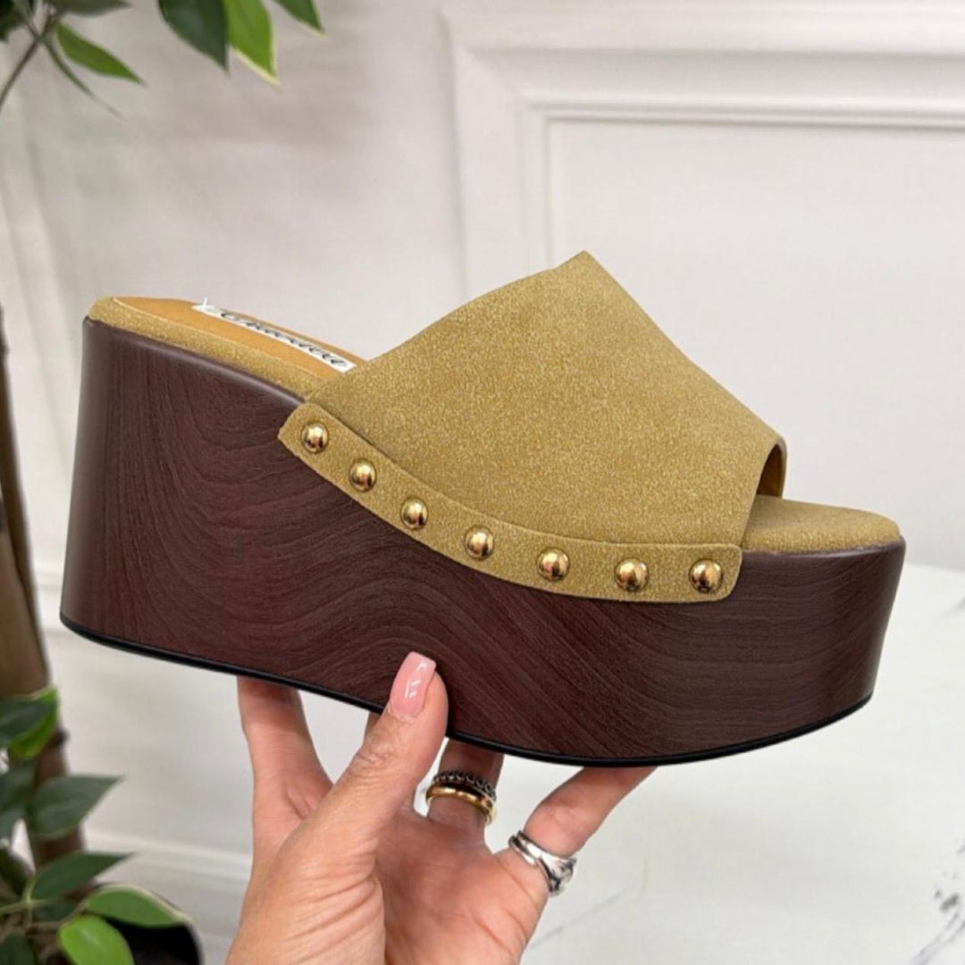Tanit | Peep Toe Wedge Sandal