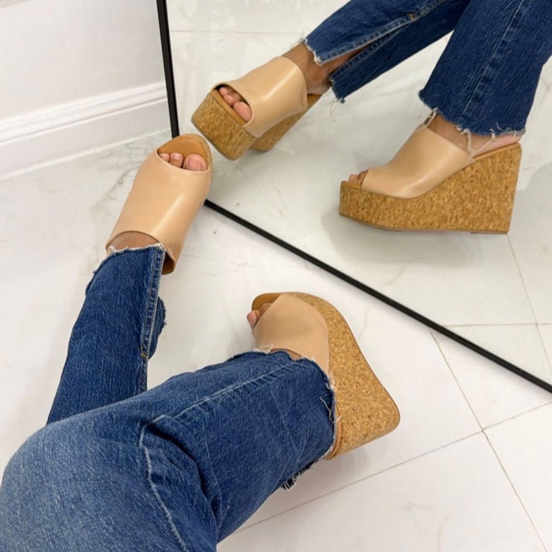 Claudia | Strappy Wedge Sandal