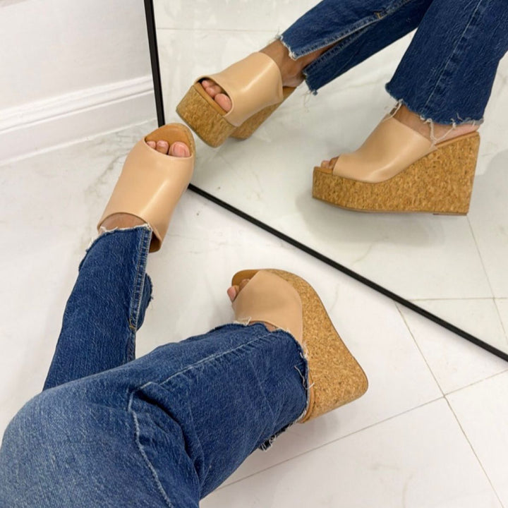 Claudia | Strappy Wedge Sandal