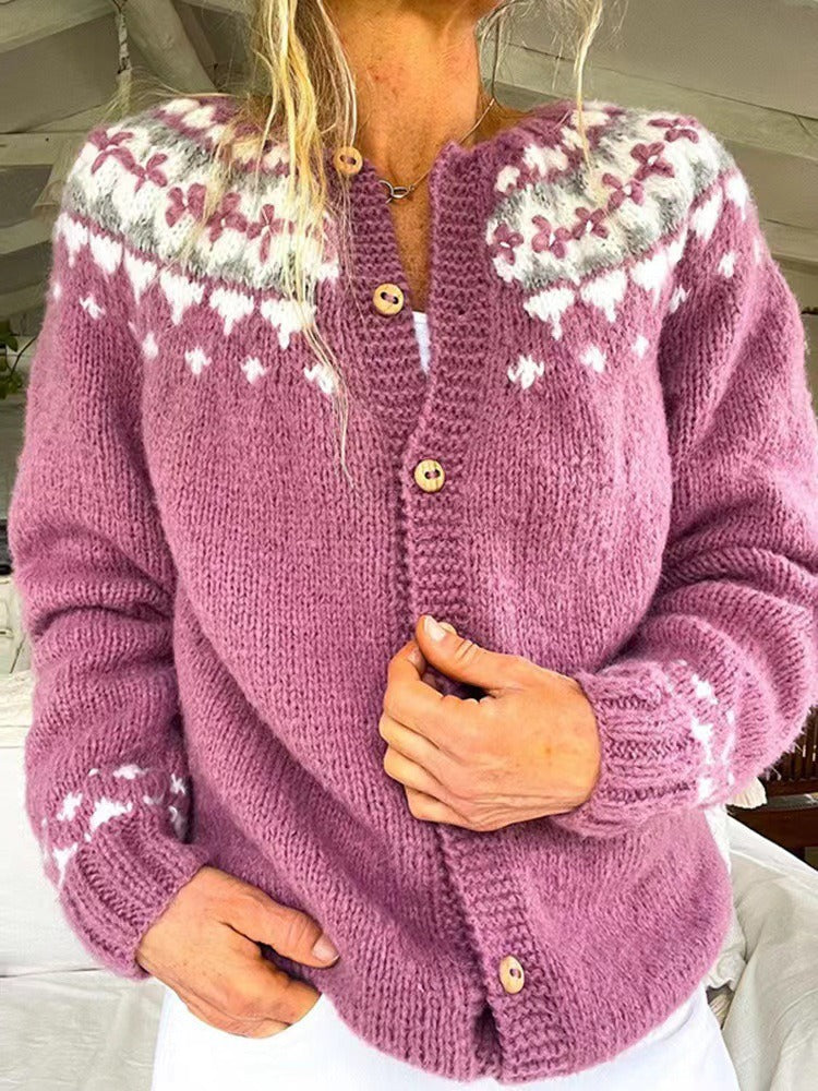 Mia | Vintage Icelandic Cardigan