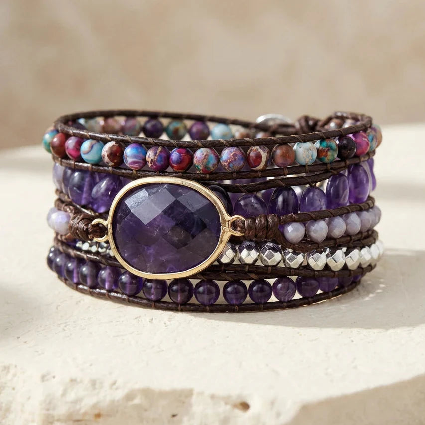 Maya | Midnight Amethyst Bracelet