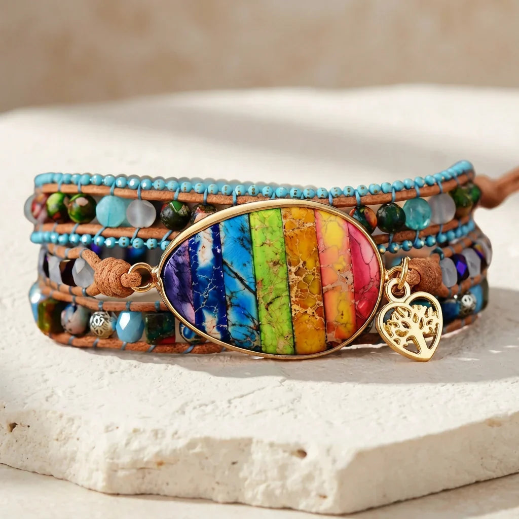 Ella | Chakra Tree Of Life Bracelet