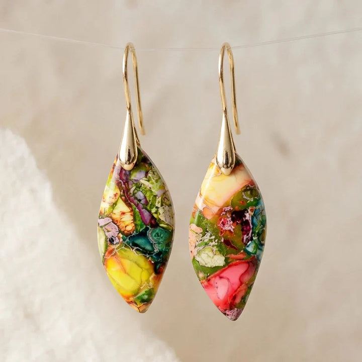 Coral | Soulful Jasper Earrings