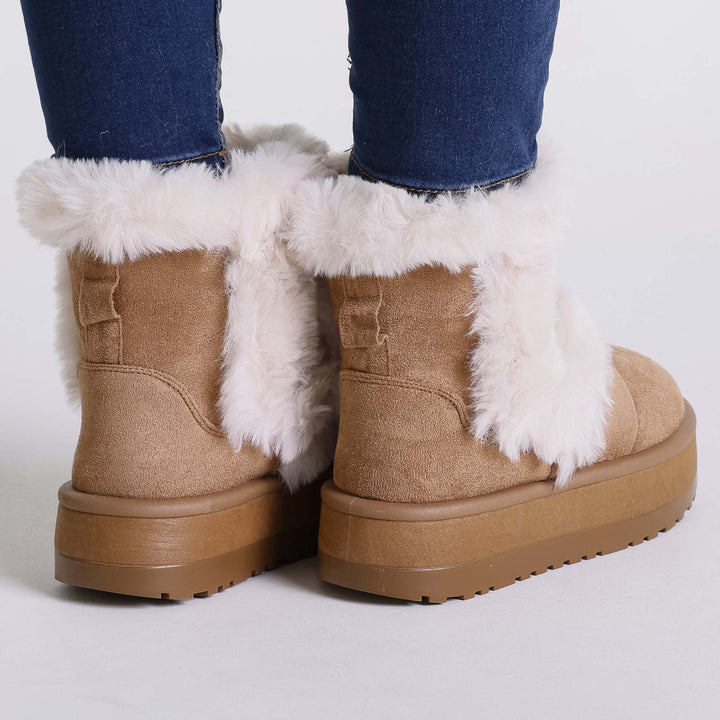Amalia - Women's Fur Ankle Boots