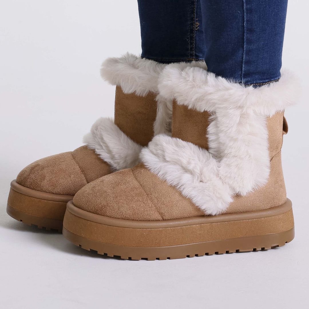 Amalia - Women's Fur Ankle Boots