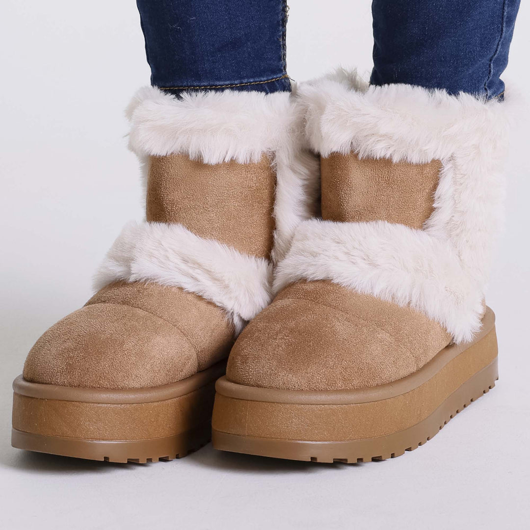 Amalia - Women's Fur Ankle Boots