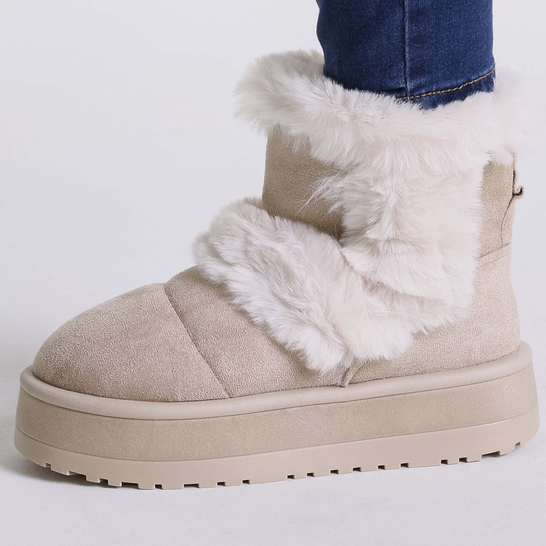 Amalia - Women's Fur Ankle Boots