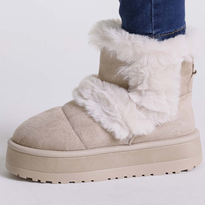 Amalia - Women's Fur Ankle Boots