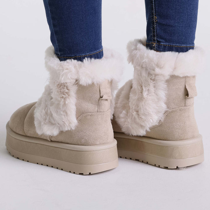 Amalia - Women's Fur Ankle Boots