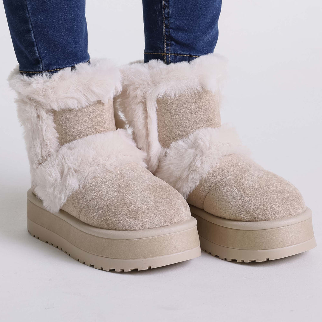 Amalia - Women's Fur Ankle Boots