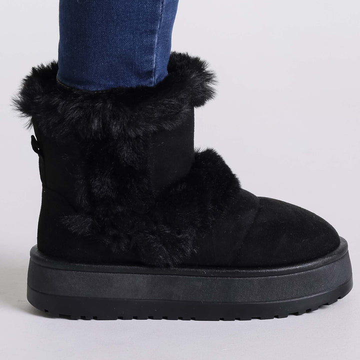 Amalia - Women's Fur Ankle Boots