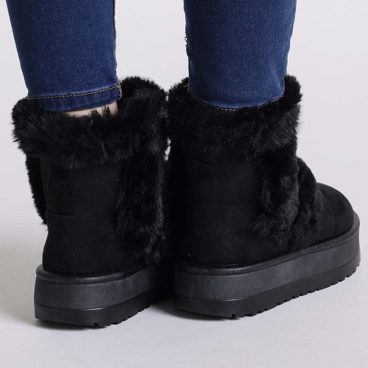 Amalia - Women's Fur Ankle Boots