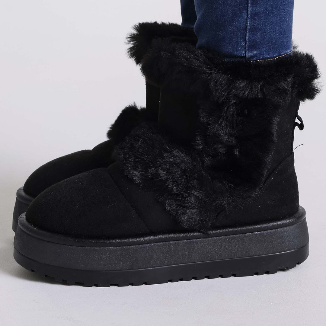 Amalia - Women's Fur Ankle Boots