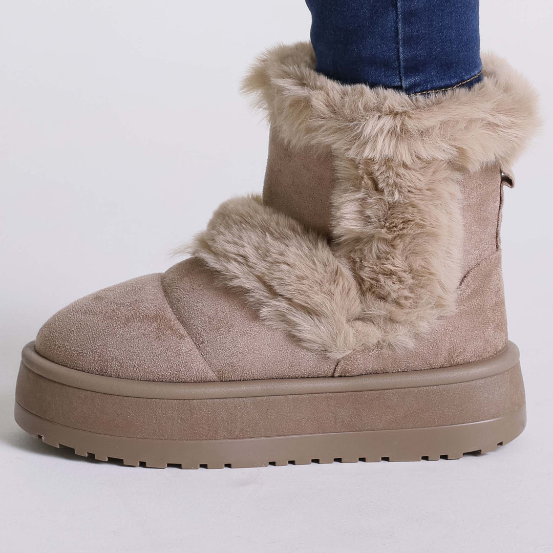 Amalia - Women's Fur Ankle Boots