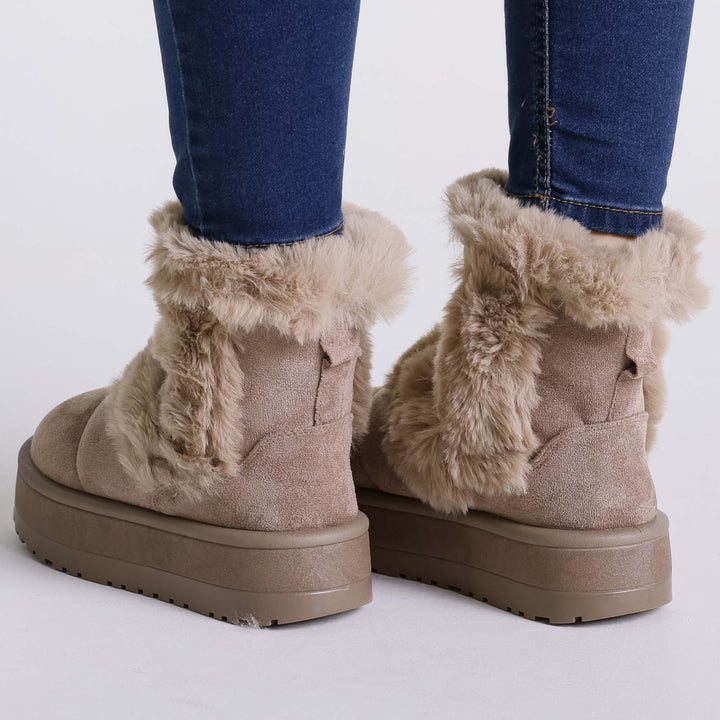 Amalia - Women's Fur Ankle Boots