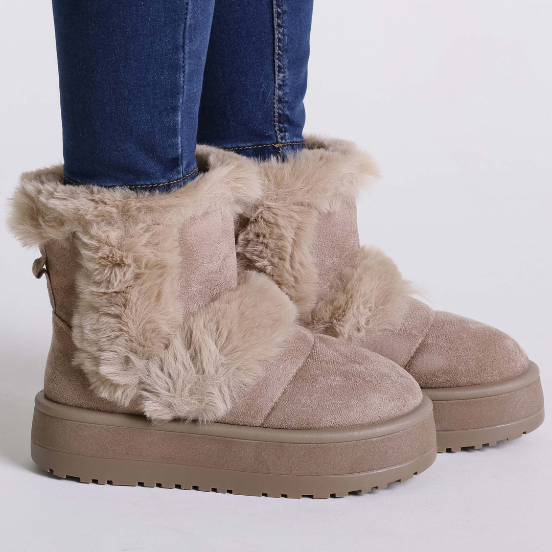 Amalia - Women's Fur Ankle Boots