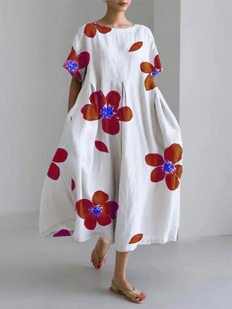 Novi floral A-line summer dress — Jarah Melbourne