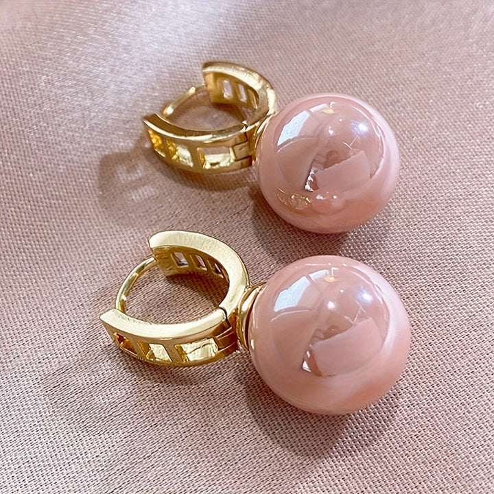 Florentine | Rose Pearl Earrings