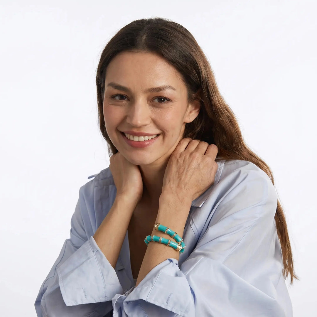 BambooGleam Open Bracelet