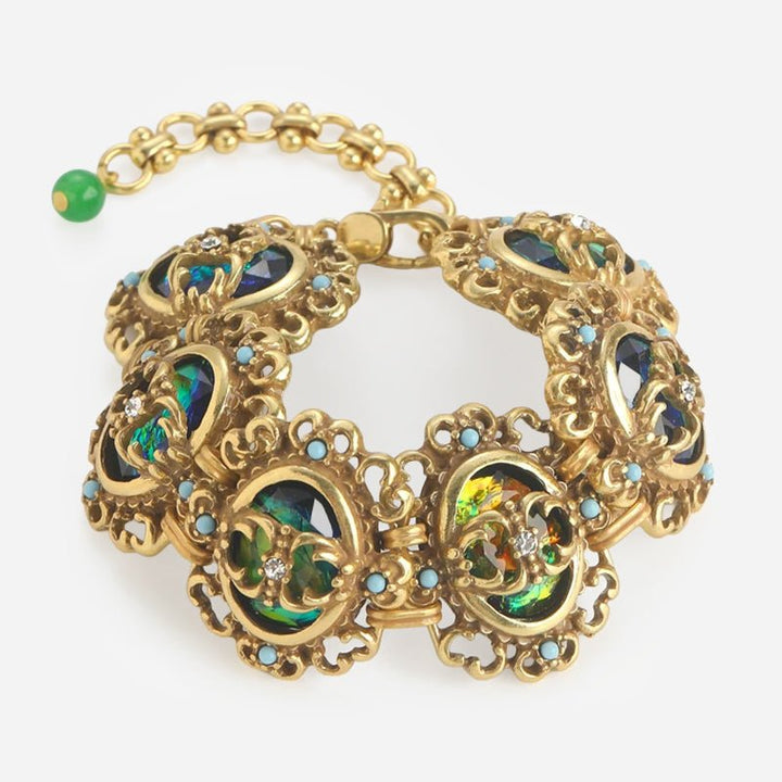 Baroque Halo Link Bracelet