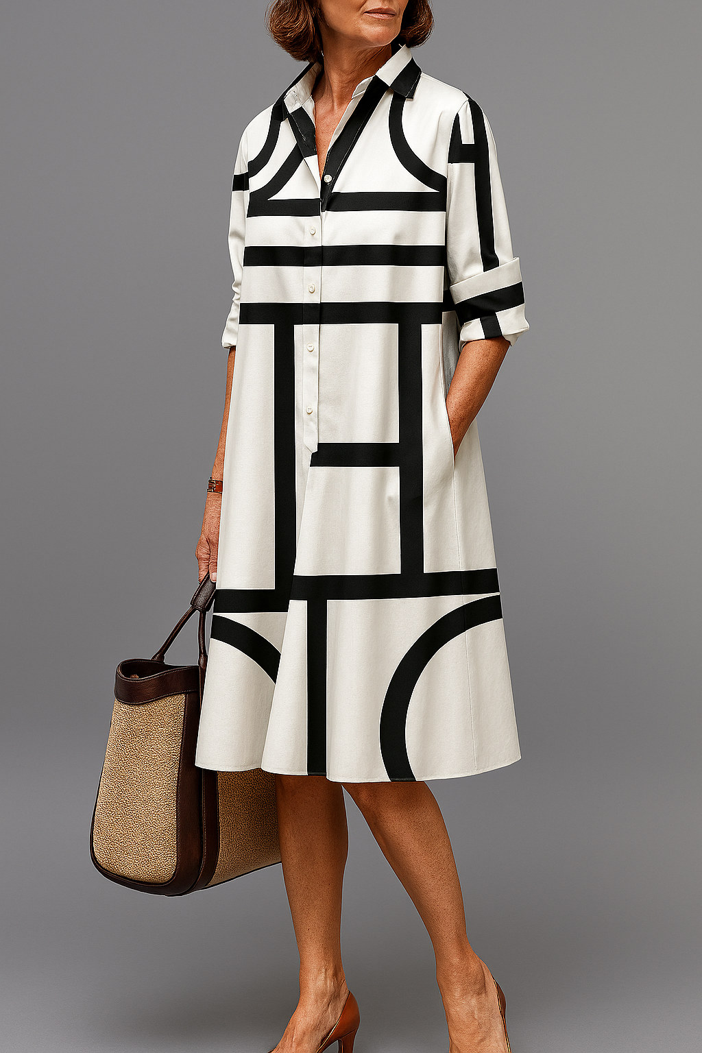 Myra | Elegant Shirt Dress