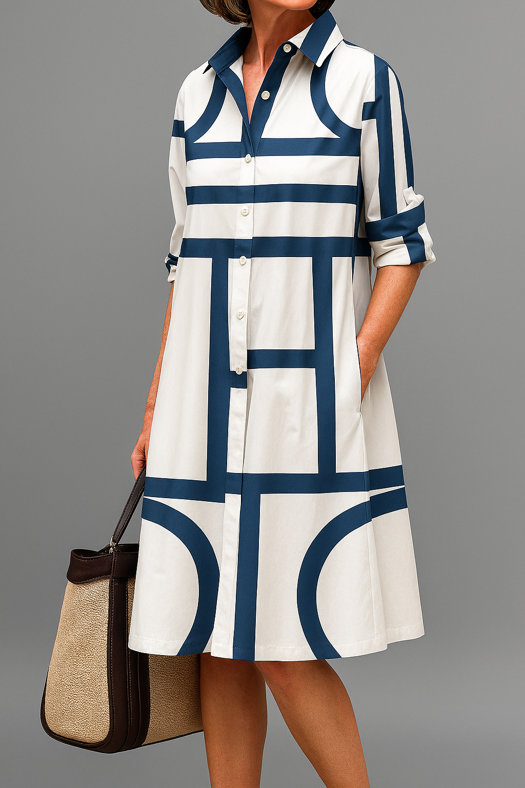 Siena | Stylish and Tailored Midi Dress