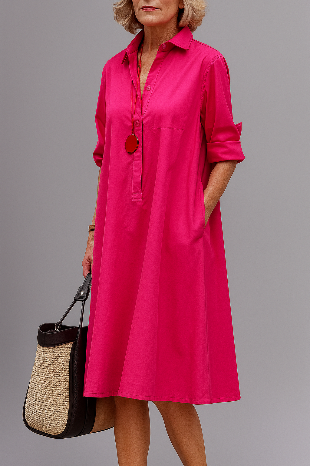 Rosa | Elegant Shirt Dress