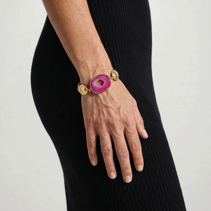 Blush Verve Statement Bracelet