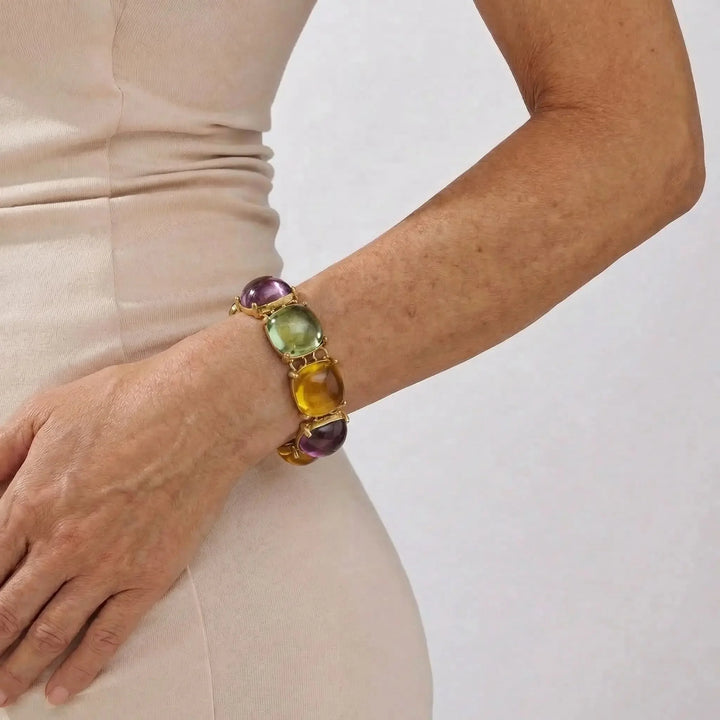 Bohemian Sunset Gem Bracelet