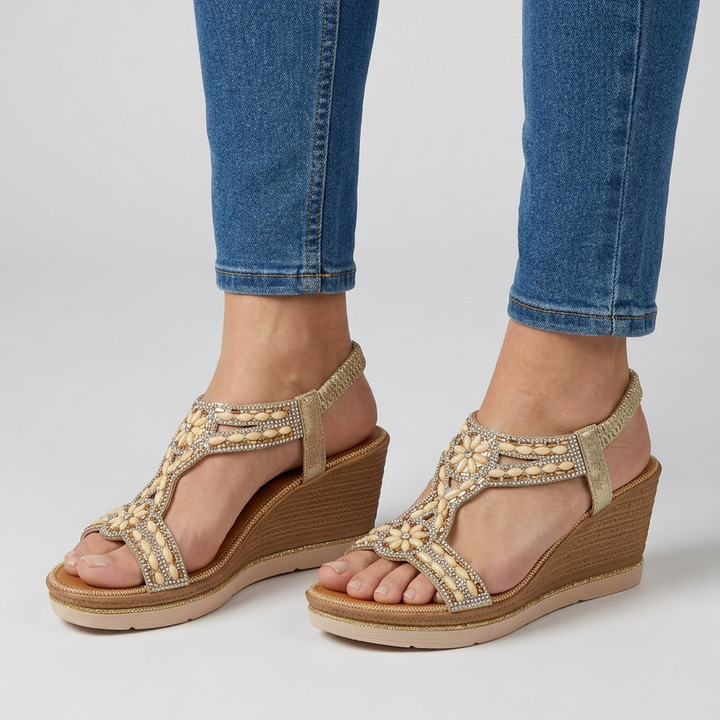 Eden - Comfortable wedge sandal for women