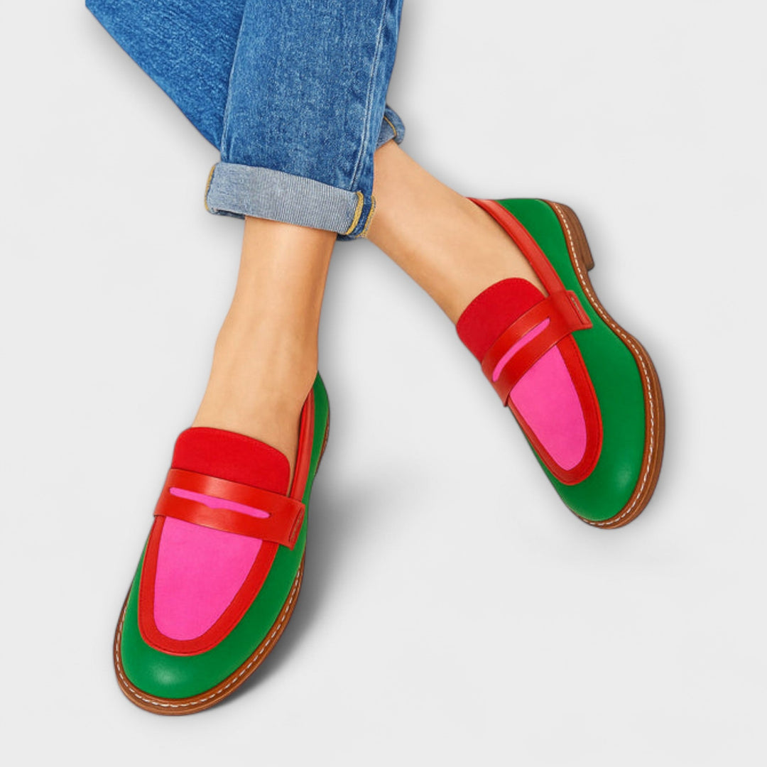 Nyla | Casual Contrast Moccasins — Jarah Melbourne