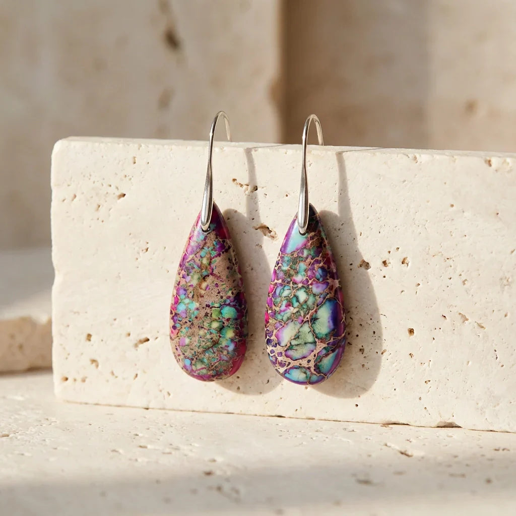 Thea | Purposeful Jasper Earrings
