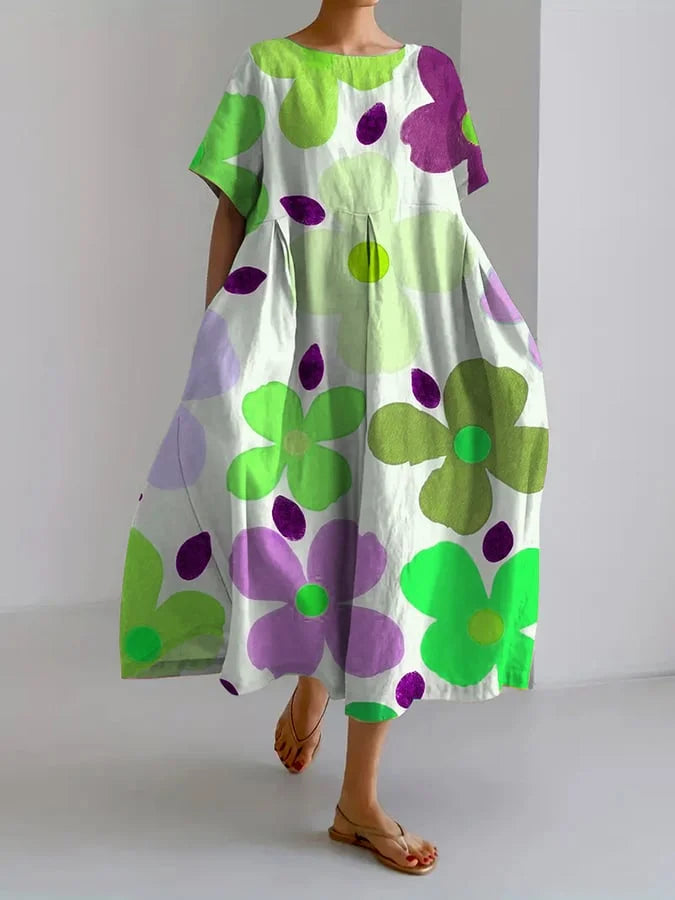Eli floral A-line summer dress — Jarah Melbourne